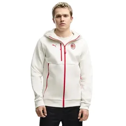 Sweat-shirt à Zip Ac Milan 26/27 Tech Vapor Gray S Homme