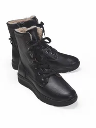 Hallux-Hirschleder Bootie - Schwarz - female - Size: 41