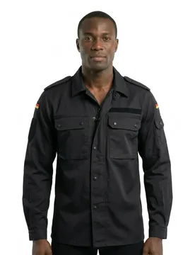 Chemise à Manches Longues Bw Field Black 4XL - Brandit - FashionsVida