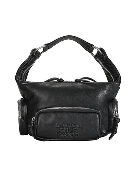 Borsa in pelle - Hobo Bag CITY XSmall nero - Margesherwood - FashionsVida