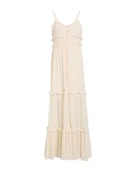Vestido largo Mujer Marfil 40 Mujer