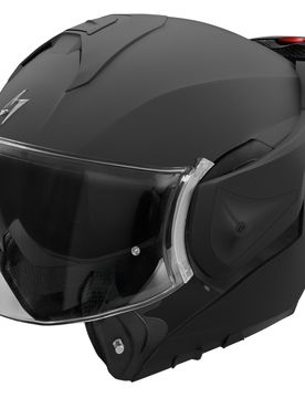 Casco Moto Modulare CRUSHER Solid Nero Opaco taglia XS