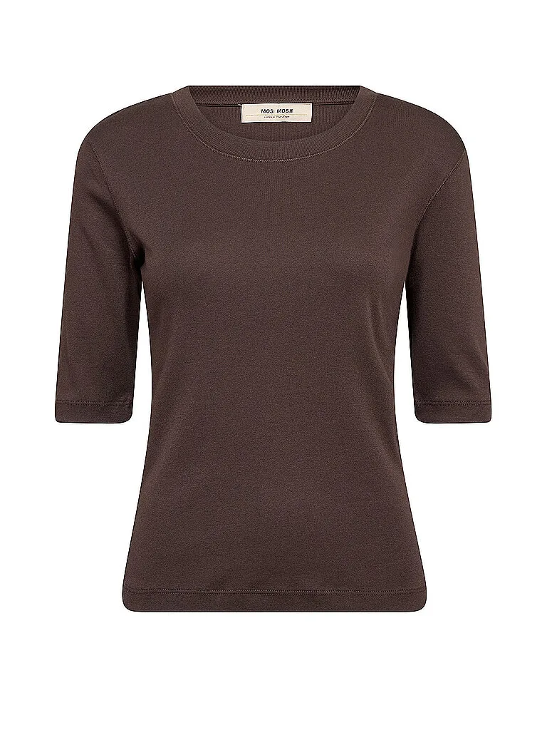 Mos Mosh T-Shirt MMMALIO marron M - Mos mosh - FashionsVida