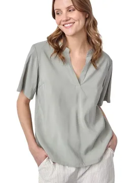 Amelia Short Sleeve Shirt Light Green XS Women - Redgreen - FashionsVida