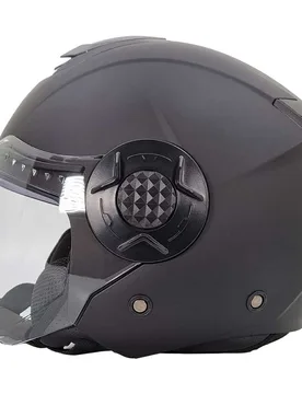 Casco Moto Jet Doppia Visiera 830 Flash Nero Opaco taglia XL - BHR - FashionsVida