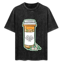 Purrozac Perscription T-Shirt Work Outdoor Short Sleeve Tee