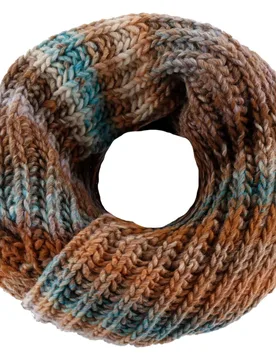 Jasila Snood by - brown-blue - Female - Size: One Size - Lierys - FashionsVida