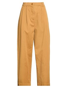 Pantalones Mujer Mostaza S Mujer