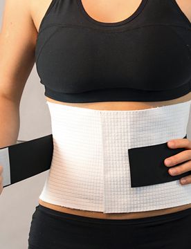 ® Bauch- und Rückenstützgürtel "extra stark" weiss