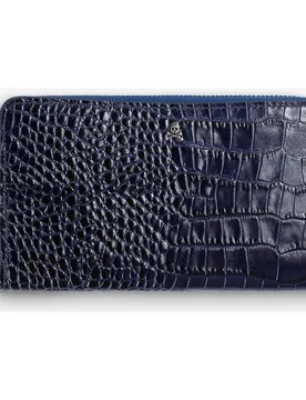 Monedero de mujer de cuero con cremallera - Scalpers - FashionsVida
