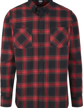 Urban Classics Camisa rojo / negro