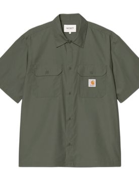 Camicia s/s craft shirt - leaf