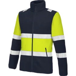 WÜRTH MODYF Polaire haute visibilité FLUO ONE jaune/marine Bleu marine 5XL