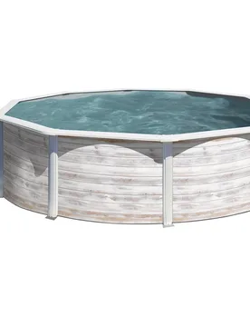 Piscina acero redonda - 460x120 cm - GRE - FashionsVida