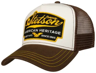 Cap - Trucker Cap American Heritage - braun/weiß - Unisex - unisex