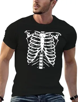 Spooky Ribcage Skeleton T-Shirt funny t shirts man t shirt man plain t shirt man casual T-shirt - Aliexpress - FashionsVida
