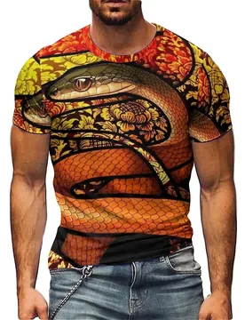 New Men's Anime Cartoon Harajuku Style 3D Printed Short Sleeve T-shirt Loose Polyester Fiber Soft and Comfortable Breathable Fab - Aliexpress - FashionsVida
