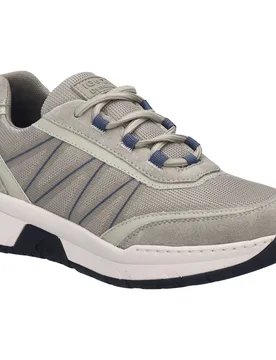 Mens Men Sneaker Mitchell 07 In Gray - Grey Leather - Size Eu 45 - Josef seibel - FashionsVida