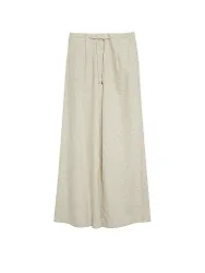 Pantaloni business a gamba larga grigio chiaro 40
