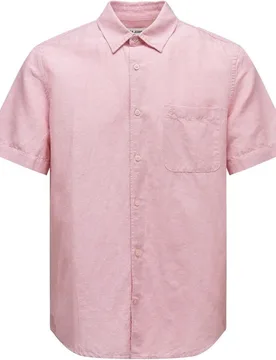 Camisa con lino de hombre - Salsa Jeans - FashionsVida