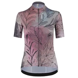 Maglia A Maniche Corte G1 Flower Leaves Autumn
