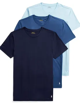Couche De Base à Manches Courtes 714830304 3 Unités Curise Navy / Light Navy / Elight Blue S