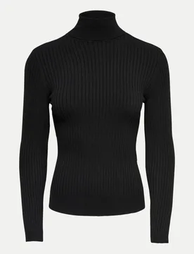 Rollkragenpullover ONLKarol Schwarz L - Only - FashionsVida