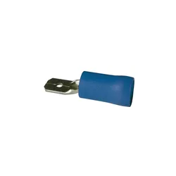 Male Flat Terminal 6.3 Mm 100 Units Blue 1.2-2.6 mm2 unisex