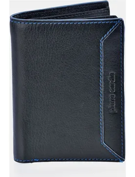 Cartera americano hombre en piel con portalón - Pierre Cardin - FashionsVida