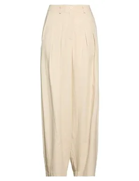 Pantalones Mujer Beige 40 Mujer - Nostrasantissima - FashionsVida