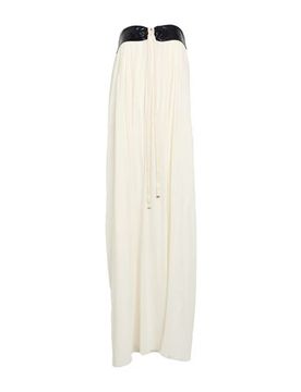 Maxi-Kleid Damen Cremeweiß 32 Damen