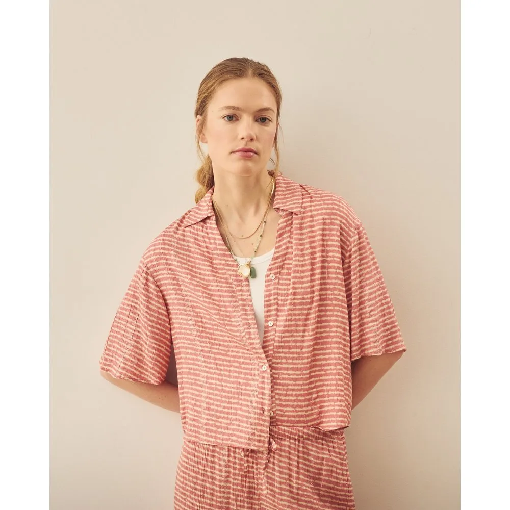 Top bámbula de mujer con detalles lúrex - Southern Cotton - FashionsVida