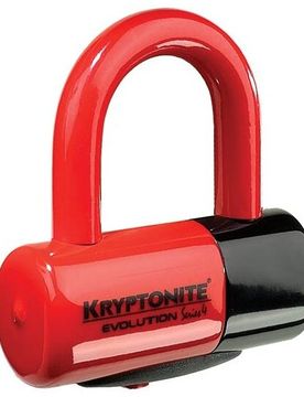 Lucchetto ad Arco Moto EVOLUTION Rosso taglia unica