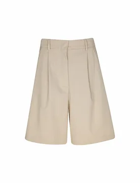 Max Mara Shorts ROLF beige 38 - Max Mara - FashionsVida