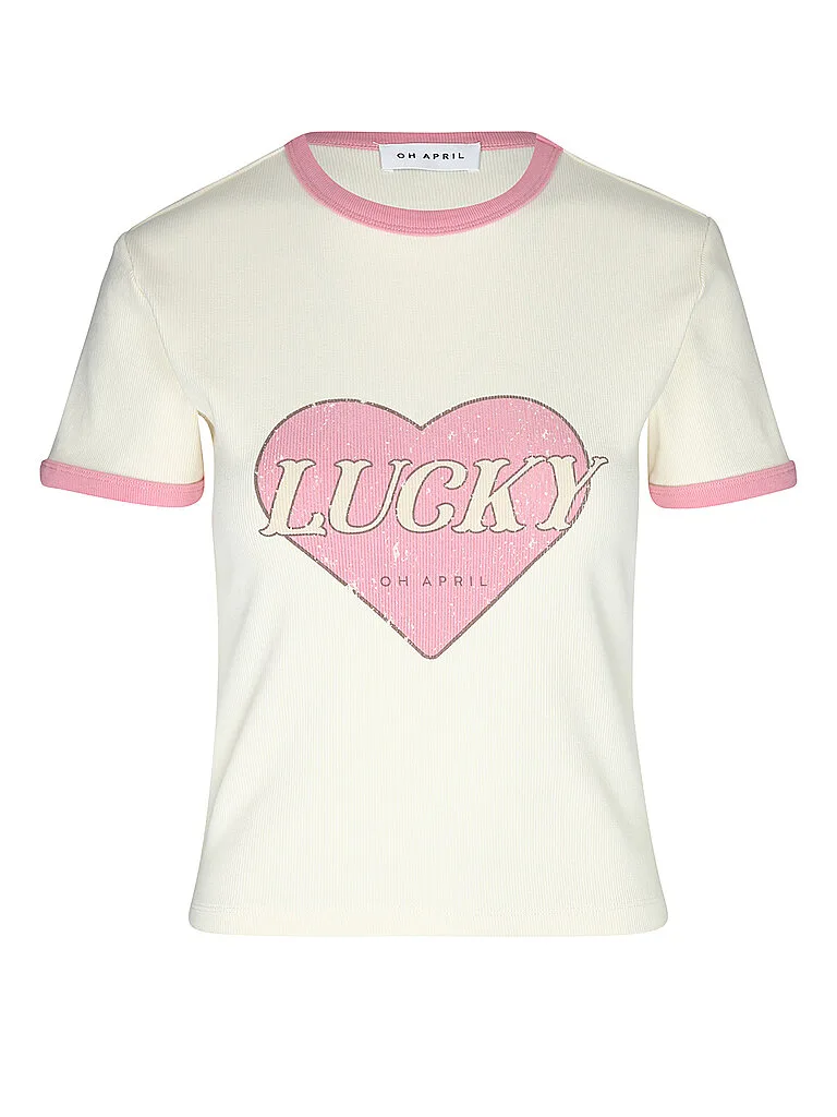 Oh April T-shirt crema XL - OH APRIL - FashionsVida