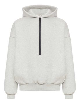 Felpa con cappuccio e mezza zip dell'Atletica