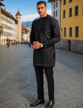 Kaftan Men Sets Suit Embroidery Top Pants Kaunda Suit Tuxedo Outfits African Ethnic Style Traditional Wedding Casual 2PCS Suits - Aliexpress - FashionsVida