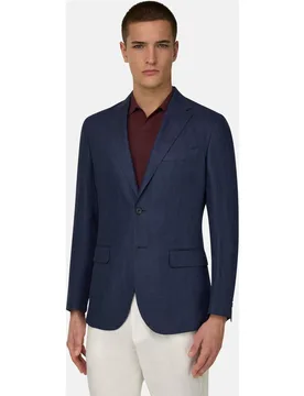 Chaqueta de microestructura de puro lino - Boggi Milano - FashionsVida