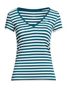 Camiseta Mujer Verde agua profundo 1 Mujer