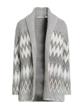 Strickjacke Damen Grau 36 Damen - PUROTATTO - FashionsVida