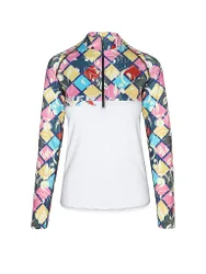 Sous-pull zippé de ski Mounten gris clair XL