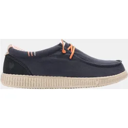 Zapatos cómodos de hombre tipo wallabi con detalles a contraste