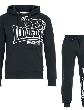 Kapuzenpullover - Sweat Bundle - M bis 4XL - für Männer - Größe XL - schwarz - Männer - male - Lonsdale London - FashionsVida