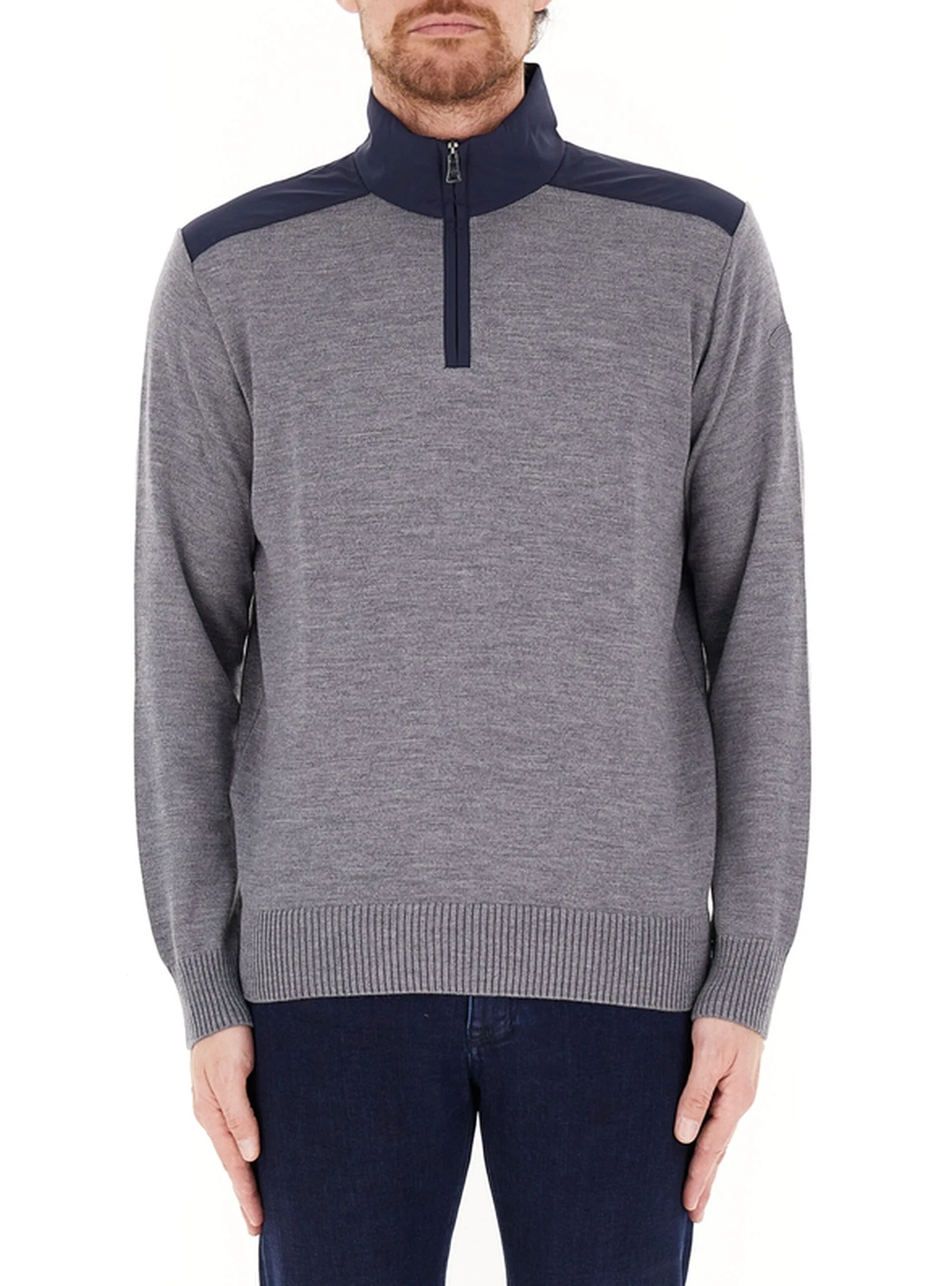 Maglione mezza zip GRIGIO XXL - Paul & Shark - FashionsVida