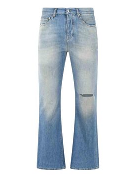 Jeans in denim 'slash bootcut'
