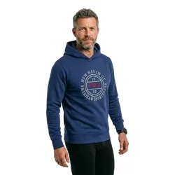 Felpa Con Cappuccio 2067110 Vintage Blue XL