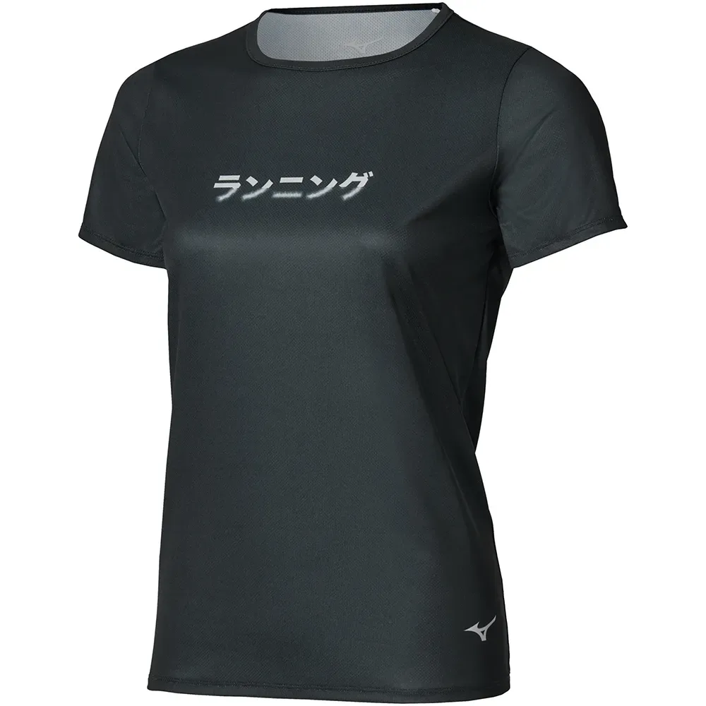 Maglietta A Maniche Corte Core Graphic Black M - Mizuno - FashionsVida