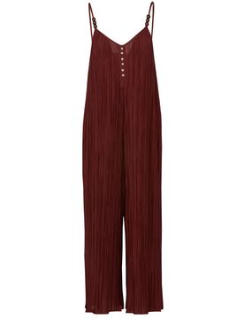 KOROSHI Jumpsuit rojo oscuro