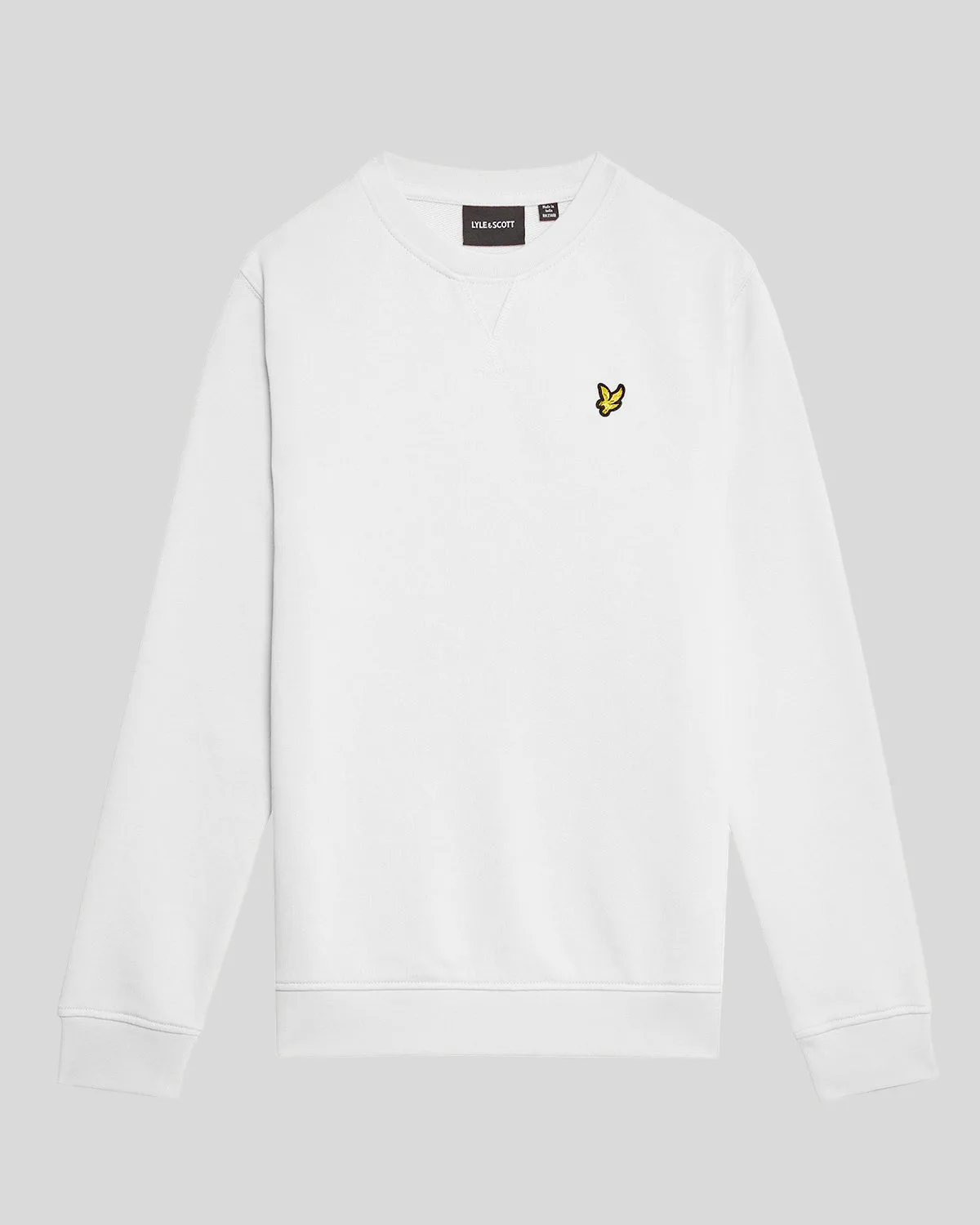 Kids Classic Crew Neck Sweatshirt White - Lyle & Scott - FashionsVida