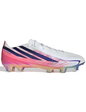 Chaussures De Football F50 Hyperfast Elite Fg Ftwr White / Solar Purple / Solar Turbo EU 39 1/3 unisex - Adidas - FashionsVida